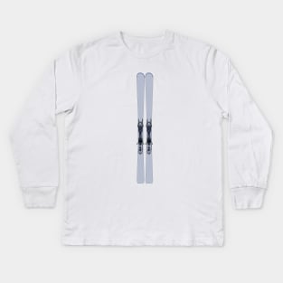 Skiing Ski Kids Long Sleeve T-Shirt